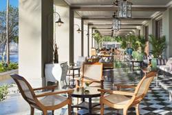 St Regis Resort - Mauritius. Bar veranda.